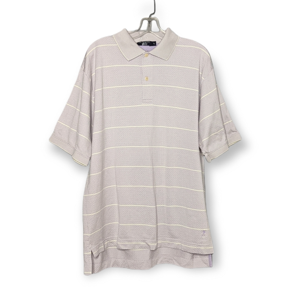 Johnnie Walker Light Purple & White Polo Size Large